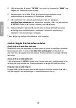 Preview for 18 page of Clas Ohlson BTHF009D User Manual