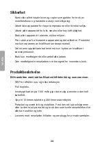 Preview for 24 page of Clas Ohlson BTHF009D User Manual