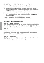 Preview for 28 page of Clas Ohlson BTHF009D User Manual