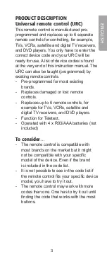 Preview for 3 page of Clas Ohlson BW6200 User Manual