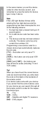 Preview for 8 page of Clas Ohlson BW6200 User Manual