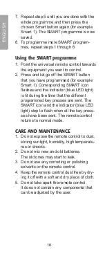 Preview for 16 page of Clas Ohlson BW6200 User Manual