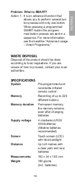 Preview for 19 page of Clas Ohlson BW6200 User Manual