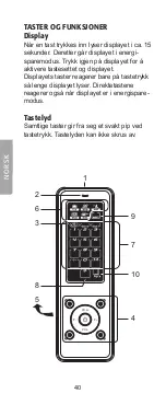 Preview for 40 page of Clas Ohlson BW6200 User Manual