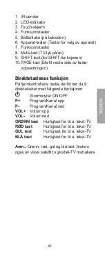 Preview for 41 page of Clas Ohlson BW6200 User Manual