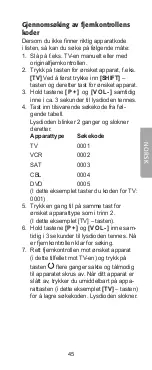 Preview for 45 page of Clas Ohlson BW6200 User Manual