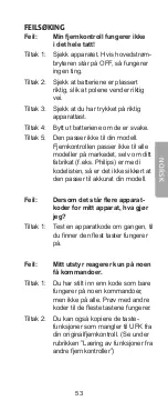 Preview for 53 page of Clas Ohlson BW6200 User Manual