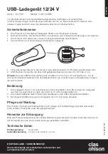 Preview for 5 page of Clas Ohlson CAS-10USBi Manual