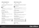 Preview for 2 page of Clas Ohlson CB5214-3 Quick Start Manual