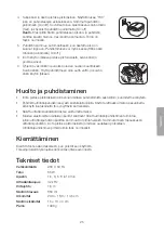 Preview for 25 page of Clas Ohlson CD-7920 Instruction Manual