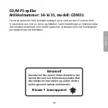 Preview for 19 page of Clas Ohlson CDM32 User Manual