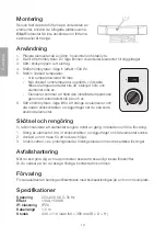 Preview for 10 page of Clas Ohlson CH-1500M THER Instruction Manual