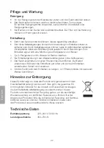 Preview for 22 page of Clas Ohlson CM-112B Instruction Manual