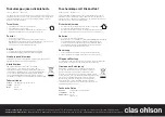 Preview for 2 page of Clas Ohlson CO01 Quick Start Manual