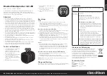 Предварительный просмотр 5 страницы Clas Ohlson CR-1834 Instruction Manual