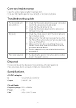 Предварительный просмотр 7 страницы Clas Ohlson CS601-5G Instruction Manual