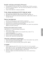 Preview for 21 page of Clas Ohlson CS601-5G Instruction Manual