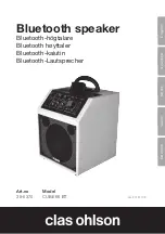 Clas Ohlson CUBE 66 BT Instruction Manual preview