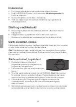 Preview for 48 page of Clas Ohlson D02I710 Instruction Manual