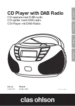 Preview for 1 page of Clas Ohlson DAB-1635 Manual