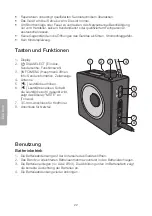 Предварительный просмотр 22 страницы Clas Ohlson DB-62G User Information