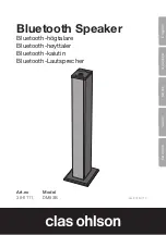 Предварительный просмотр 1 страницы Clas Ohlson DM93B Instruction Manual