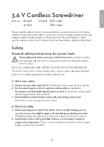 Preview for 3 page of Clas Ohlson DPL 124A Instruction Manual