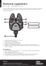 Предварительный просмотр 2 страницы Clas Ohlson EBAWPO-03010301 Instruction Manual