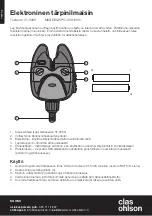 Предварительный просмотр 4 страницы Clas Ohlson EBAWPO-03010301 Instruction Manual