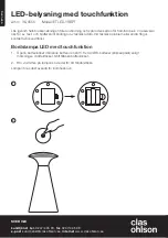 Preview for 2 page of Clas Ohlson ETLED-18BPT Instructions