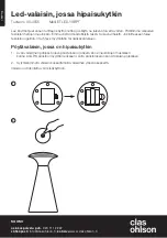 Preview for 4 page of Clas Ohlson ETLED-18BPT Instructions