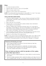 Preview for 6 page of Clas Ohlson FC362W Instruction Manual