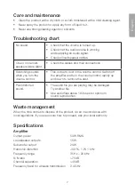 Предварительный просмотр 7 страницы Clas Ohlson FC362W Instruction Manual