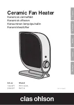 Clas Ohlson FH115 Instruction Manual preview