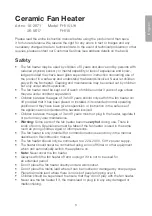 Preview for 3 page of Clas Ohlson FH115 Instruction Manual