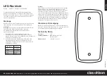 Предварительный просмотр 5 страницы Clas Ohlson GS-LTL2060 Instruction Manual