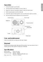 Preview for 3 page of Clas Ohlson H5004-BI Instruction Manual