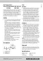 Clas Ohlson HB-124C-UK Instruction Manual предпросмотр