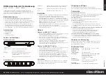 Предварительный просмотр 5 страницы Clas Ohlson HD4201 User Manual