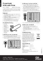 Preview for 2 page of Clas Ohlson HDT26934A User Manual