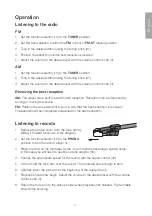 Предварительный просмотр 7 страницы Clas Ohlson HF-618AE Instruction Manual