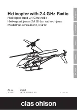 Preview for 1 page of Clas Ohlson HK-TF2144A-2.4G Manual