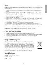 Preview for 5 page of Clas Ohlson HM723MWRB Instruction Manual