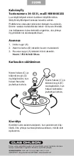 Preview for 4 page of Clas Ohlson HM90002SS Instruction Manual