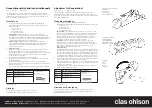 Preview for 2 page of Clas Ohlson HT-332 Series Instruction Manual