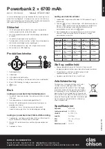 Preview for 3 page of Clas Ohlson HTD561 Instruction Manual