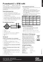 Предварительный просмотр 5 страницы Clas Ohlson HTD561 Instruction Manual