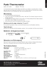 Предварительный просмотр 5 страницы Clas Ohlson IR1-LS4 Instruction Manual