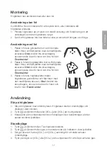 Предварительный просмотр 17 страницы Clas Ohlson iWood 55 BT STAND Instruction Manual