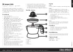 Предварительный просмотр 4 страницы Clas Ohlson JC5511 Instruction Manual